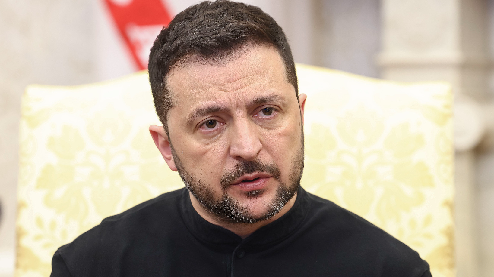 Ukrainian President Volodymyr Zelenskyy in the White House in Washington, D.C, U.S. /VCG