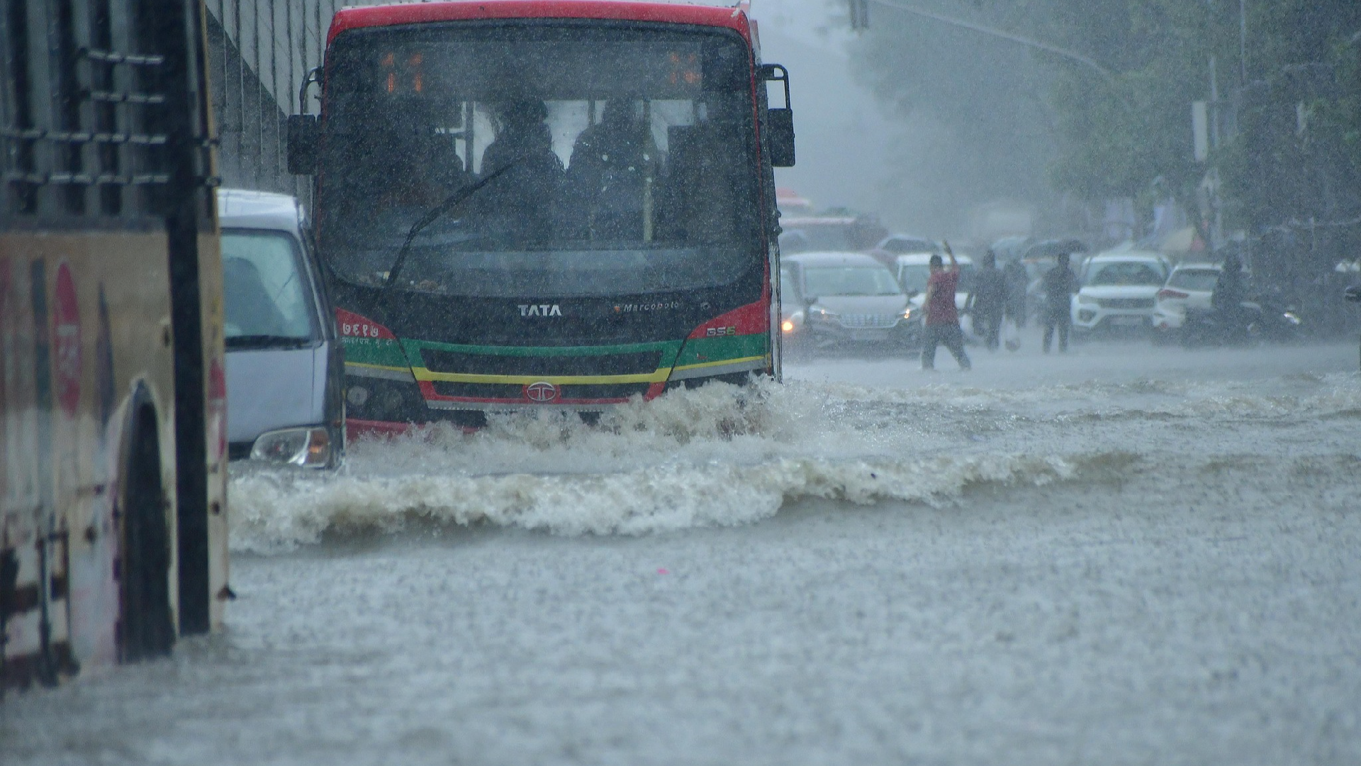 Rains wreak havoc in India's Mumbai, red alert issued - CGTN