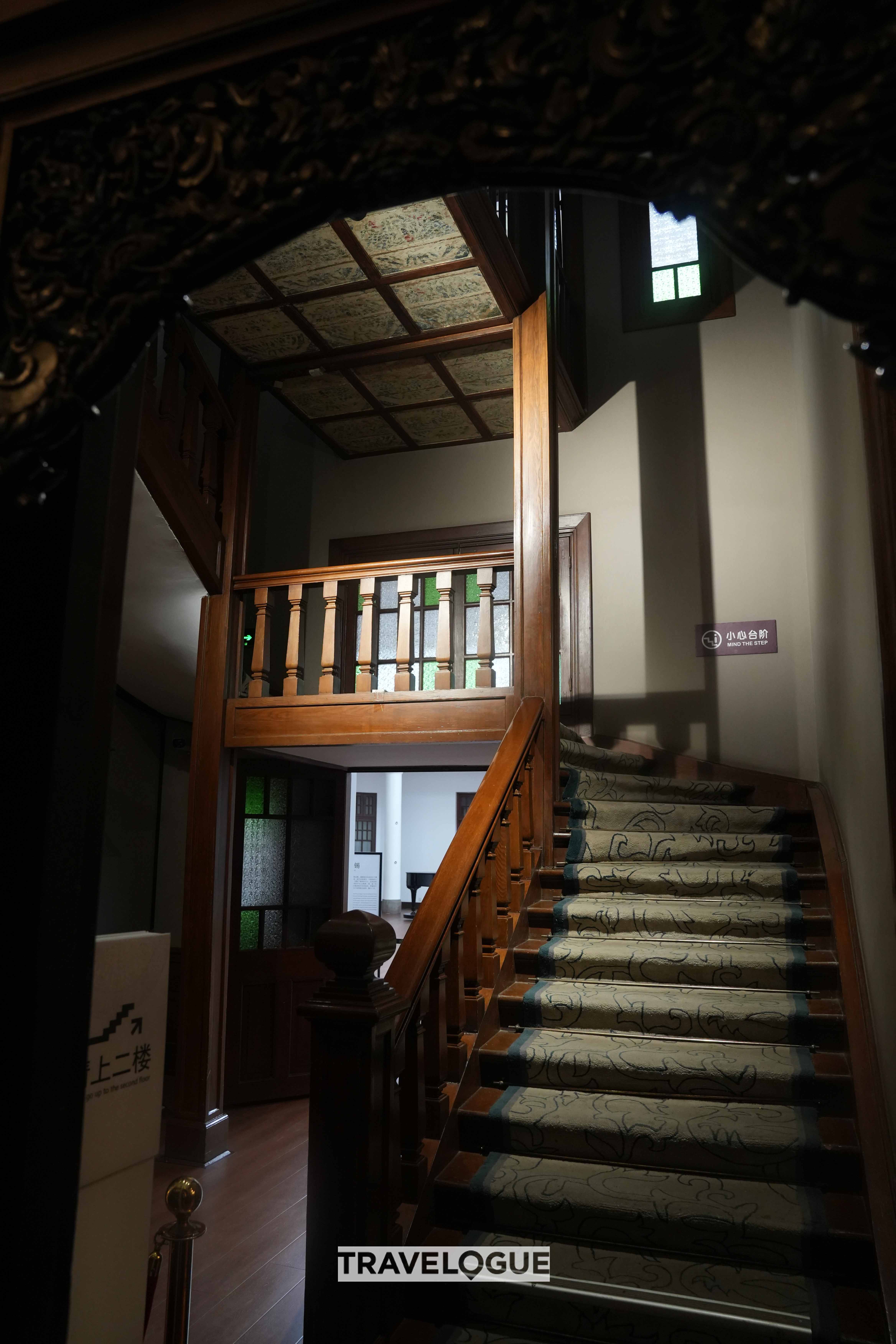 An interior view of the Qing Prince Mansion in Tianjin. /CGTN