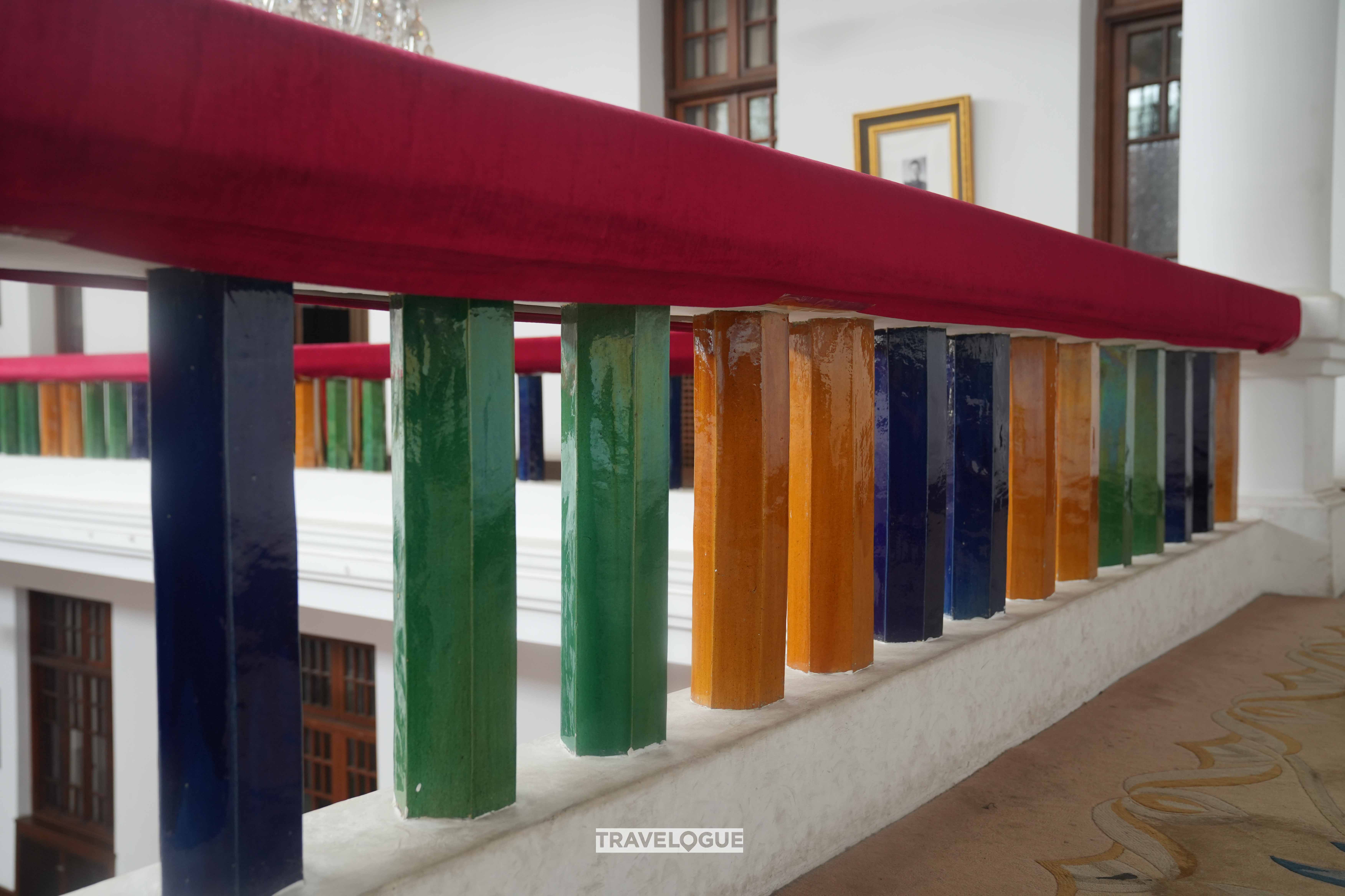 An interior view of the Qing Prince Mansion in Tianjin. /CGTN