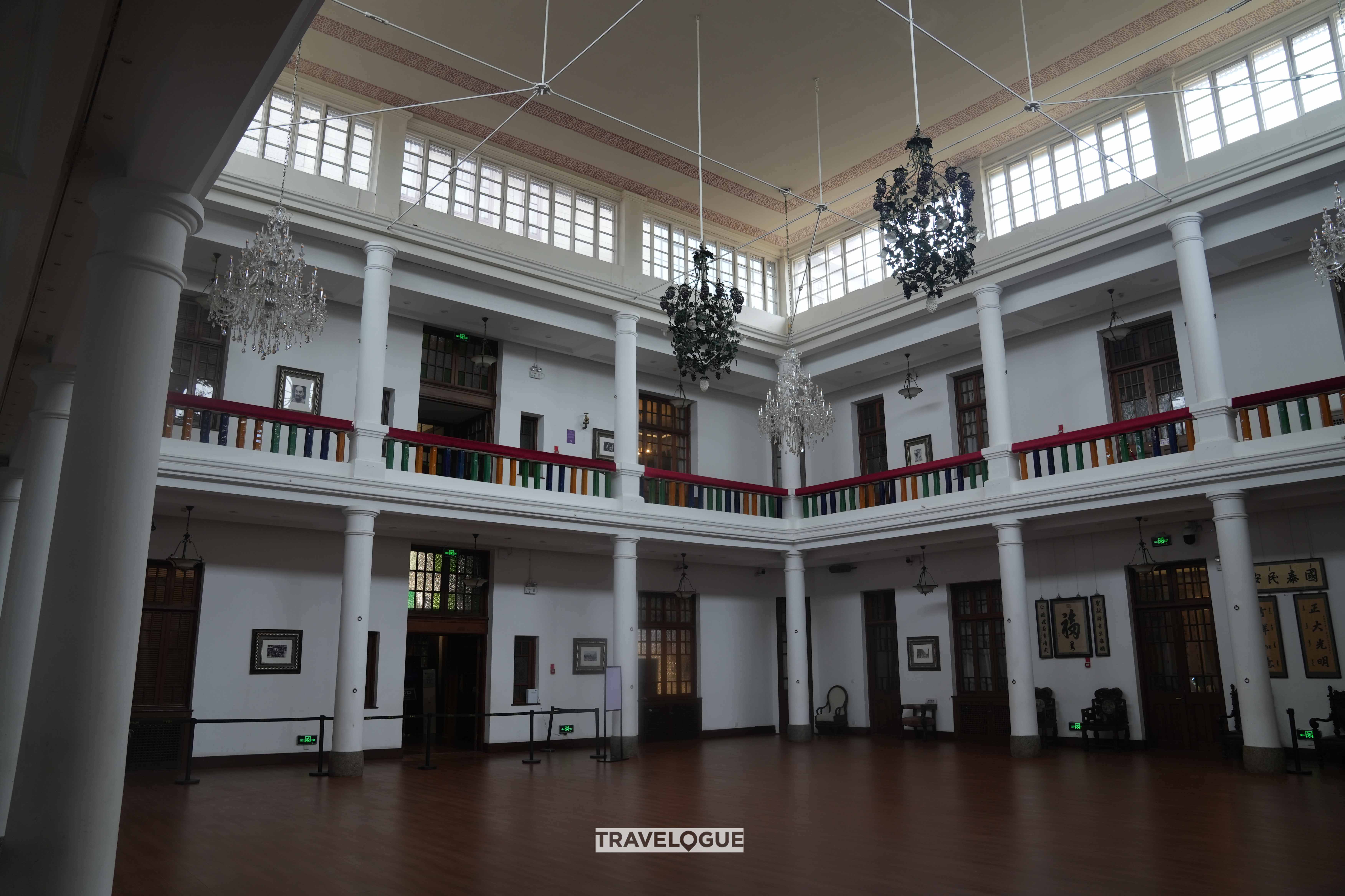 An interior view of the Qing Prince Mansion in Tianjin. /CGTN