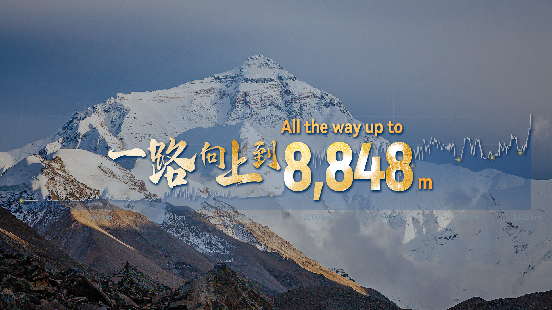 All the way up to 8,848m
