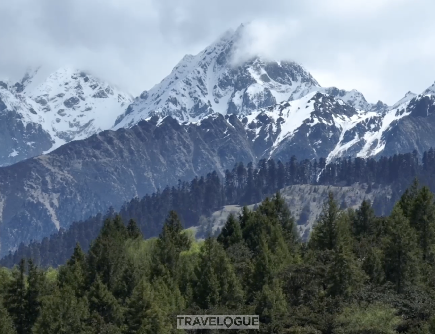 A view of Namcha Barwa Peak /CGTN