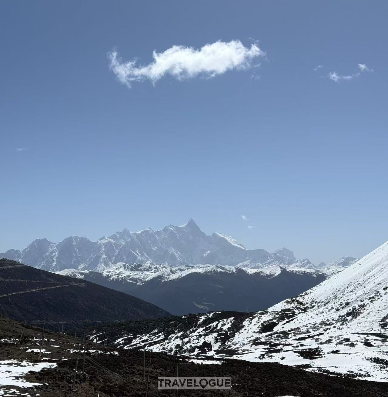 A view of Namcha Barwa Peak /CGTN