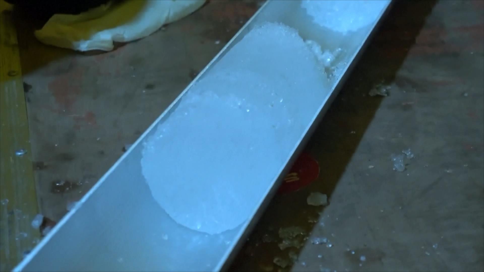 Las muestras de núcleo de hielo recolectadas en Xizang. /Cmg