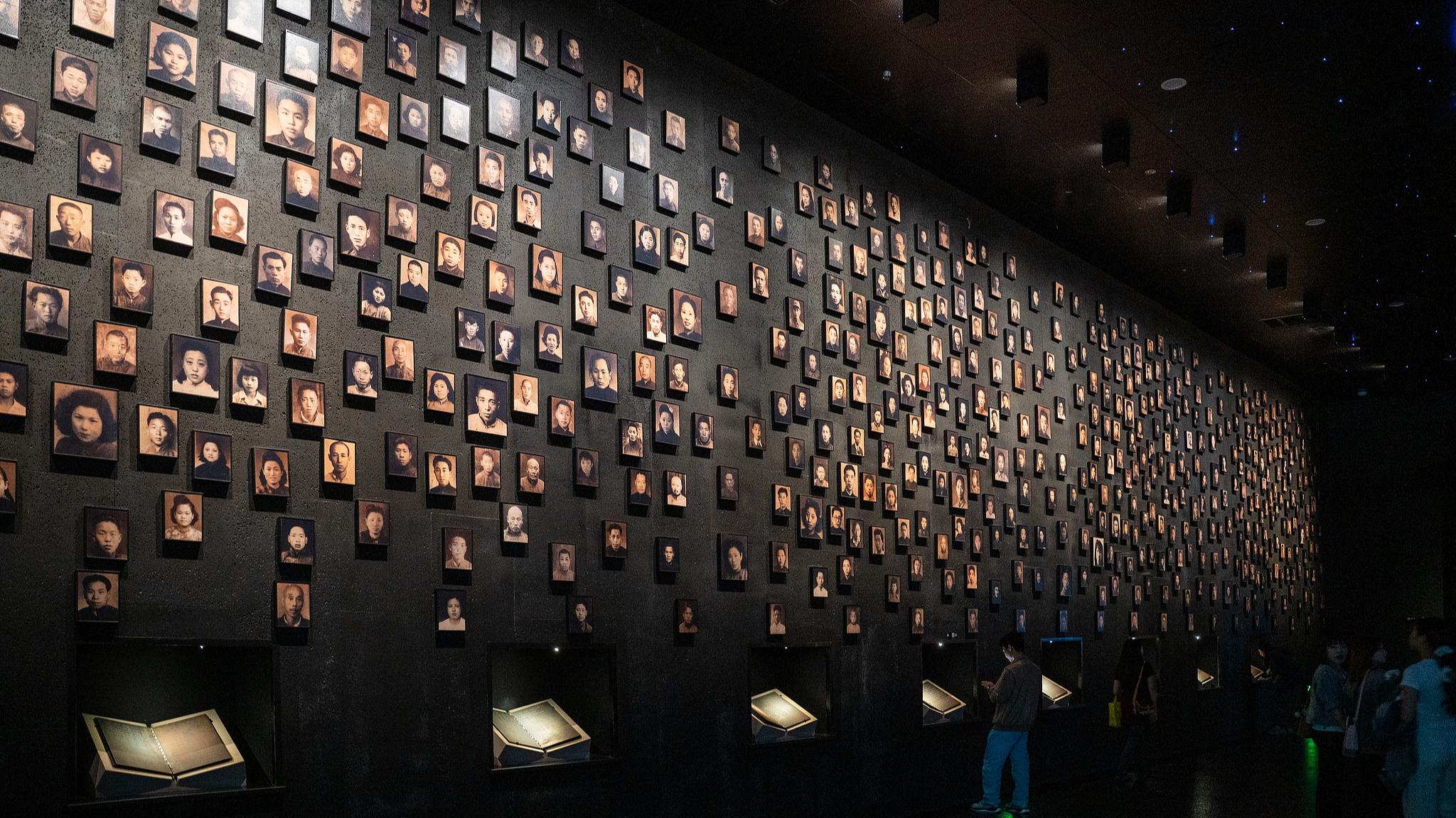 People visit the Memorial Hall of the Victims in Nanjing Massacre by Japanese Invaders in Nanjing, east China's Jiangsu Province, March 25, 2025. /CFP