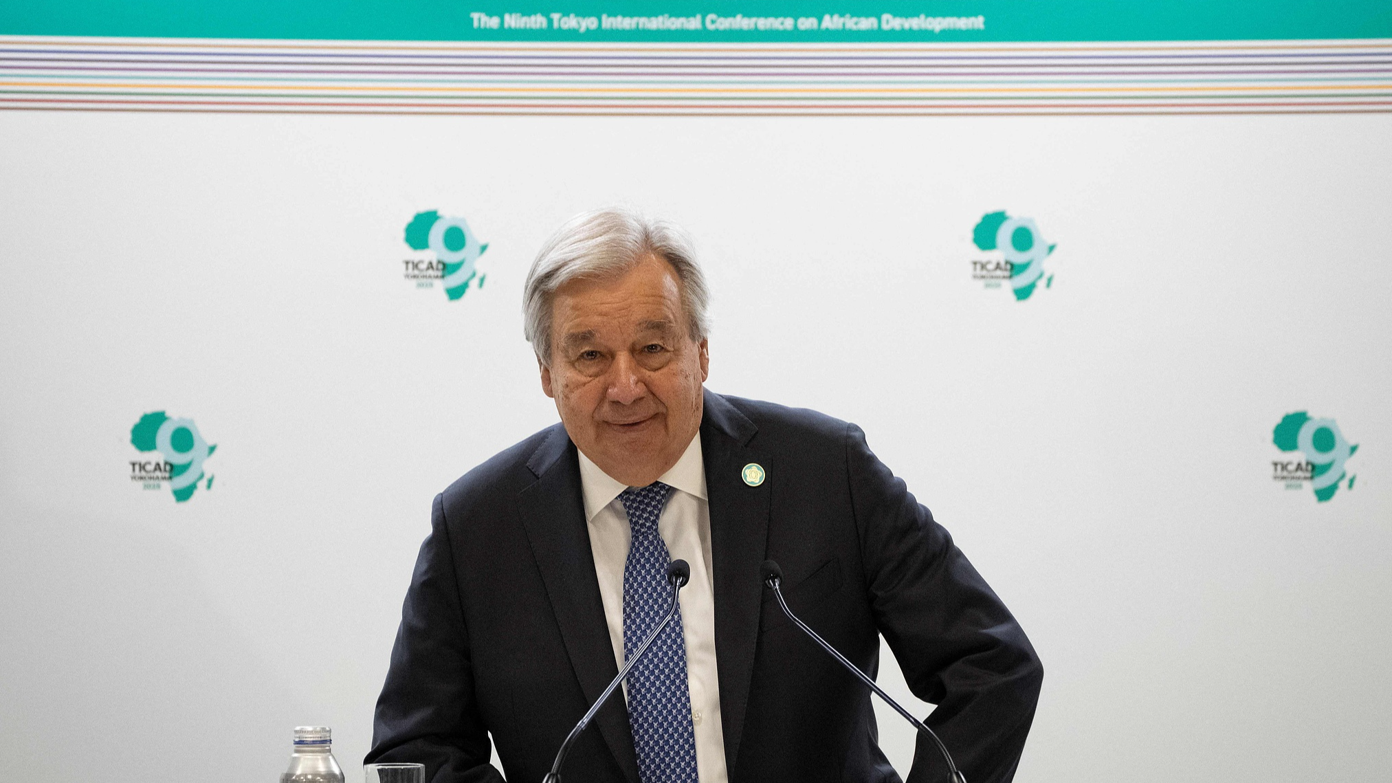 UN Secretary General Antonio Guterres at the 9th Tokyo International Conference on African Development in Yokohama, Japan, August 21, 2025. /VCG