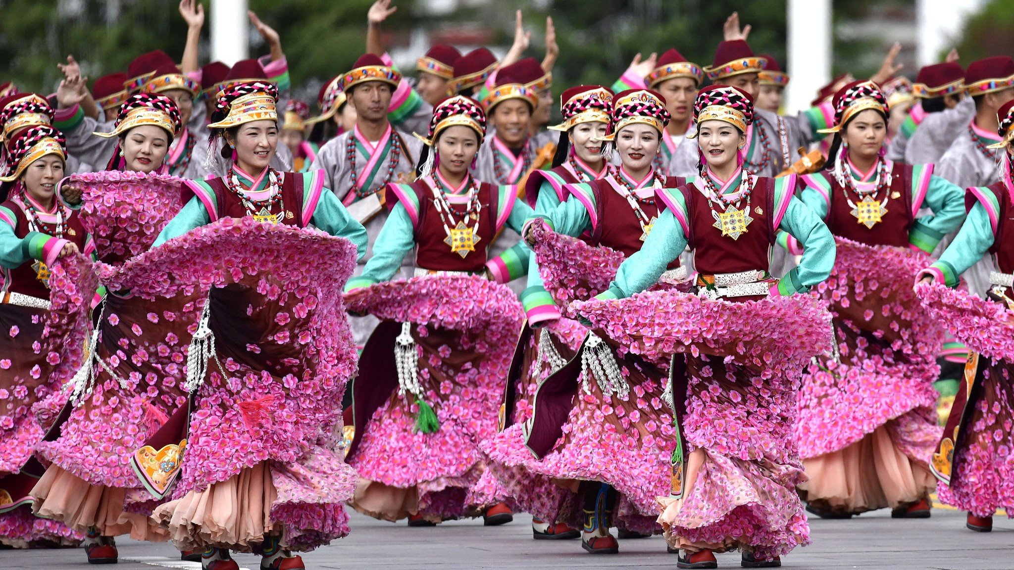 Wang Huning: China to build modern, harmonious Xizang