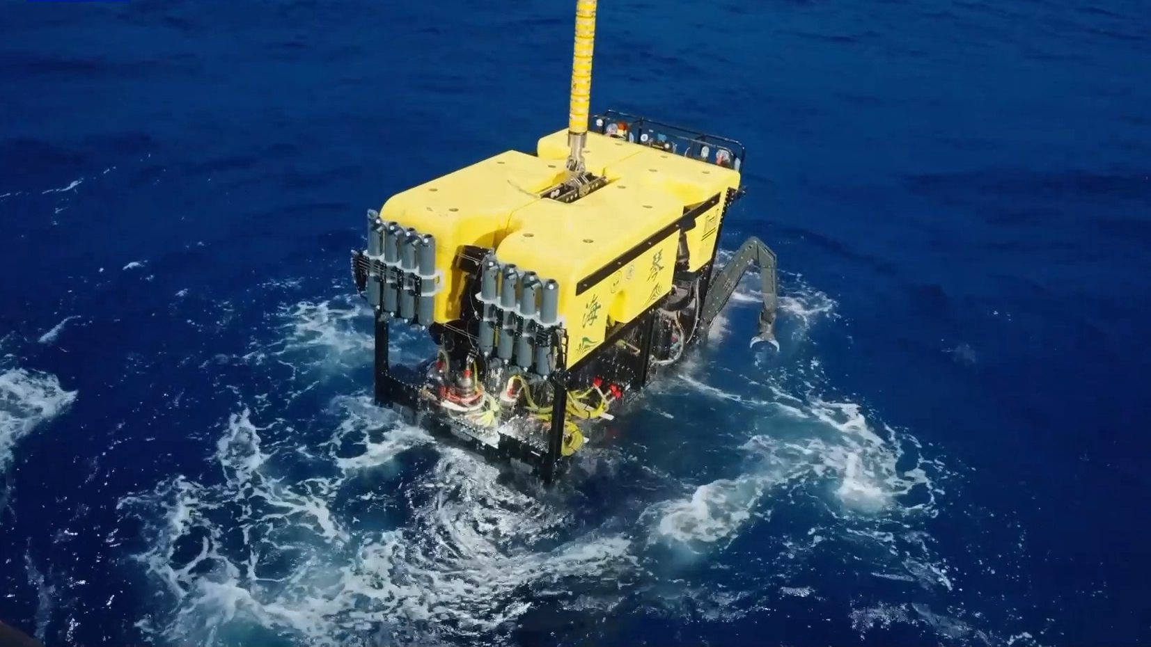 The 6,000-meter-level deep-sea ROV Haiqin. /CMG