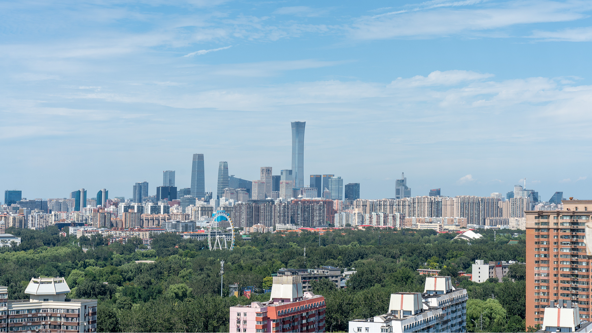 A panoramic view of Beijing, China. /VCG