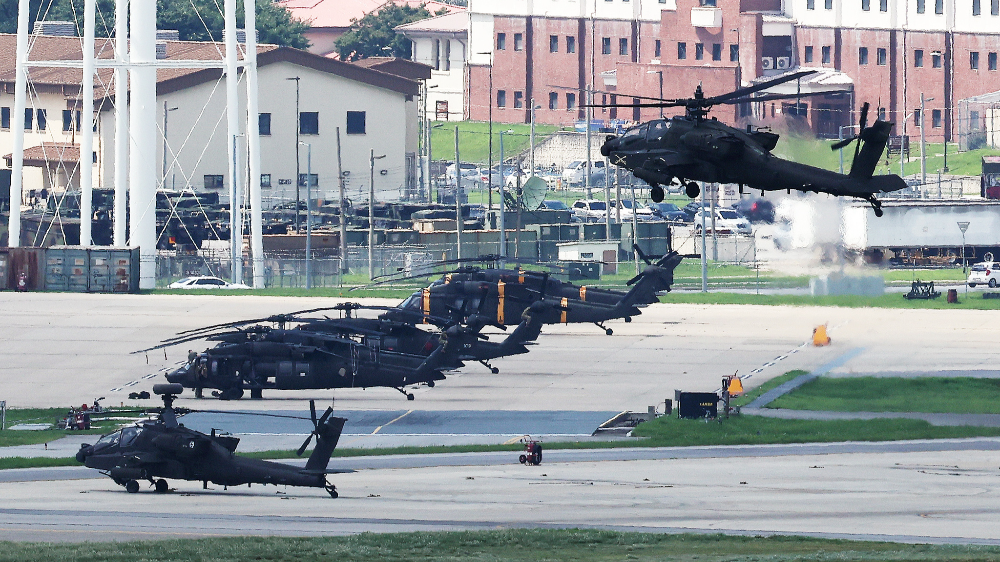 The Ulchi Freedom Shield joint military drill between the United States and South Korea is held in Pyeongtaek, Republic of Korea, August 18, 2025. /VCG