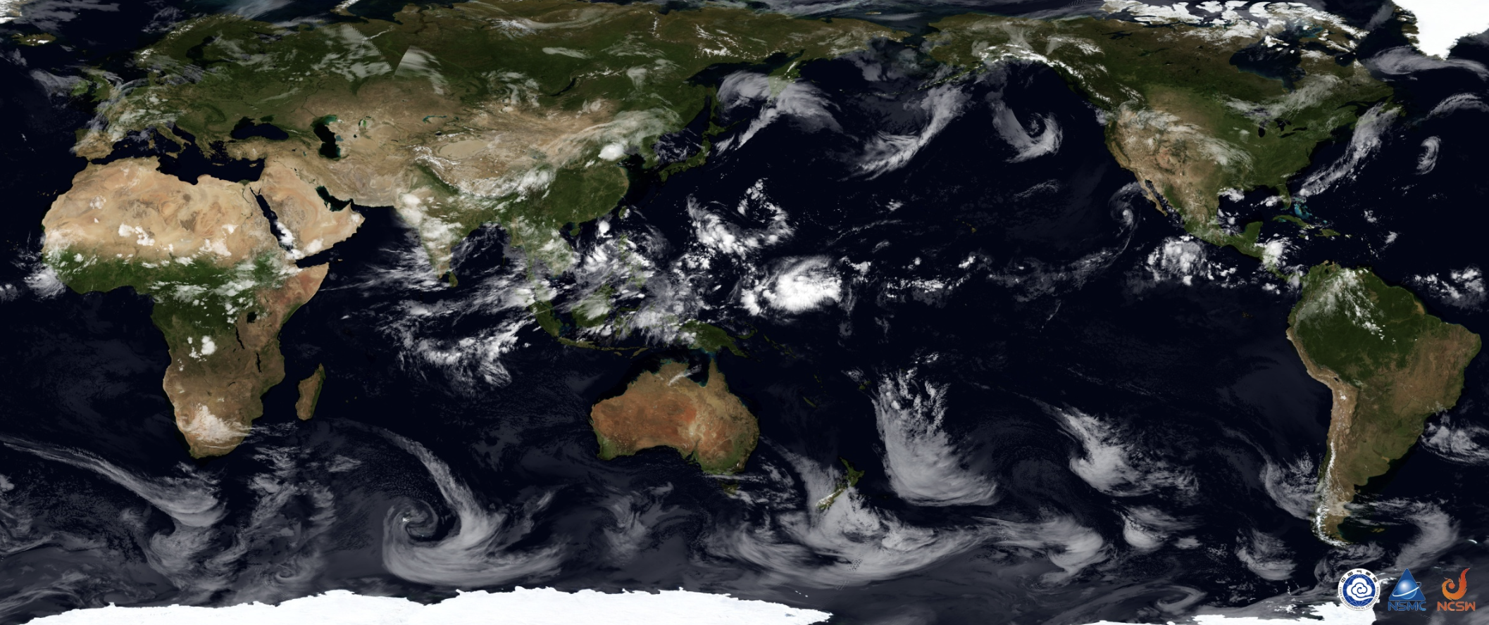 An image from the Fengyun satellites. /CMA