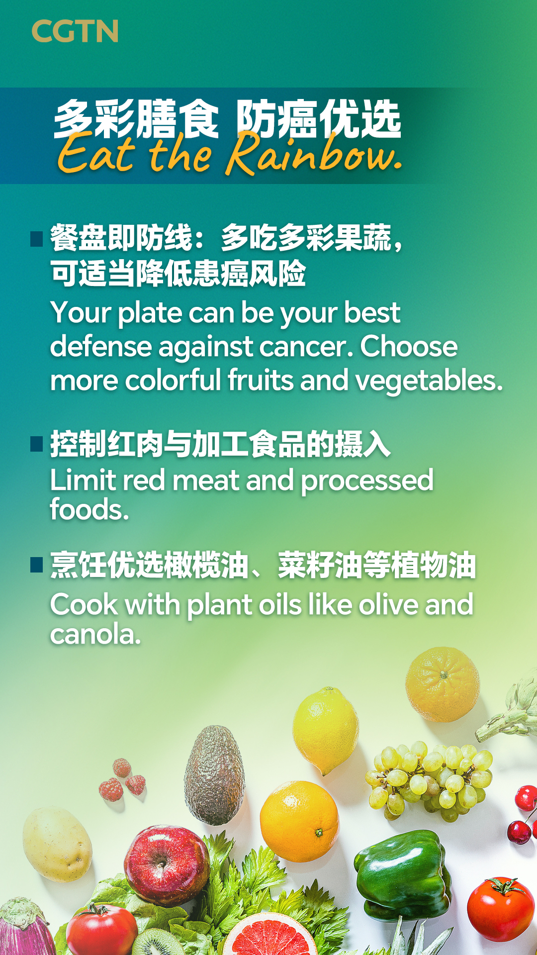 Prevent cancer with your daily choices