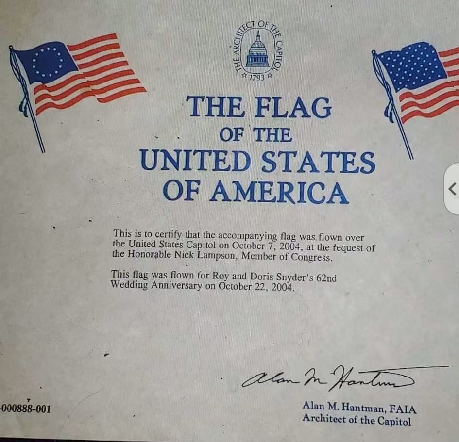 Our WWII Memories: A Flag for a Lifetime