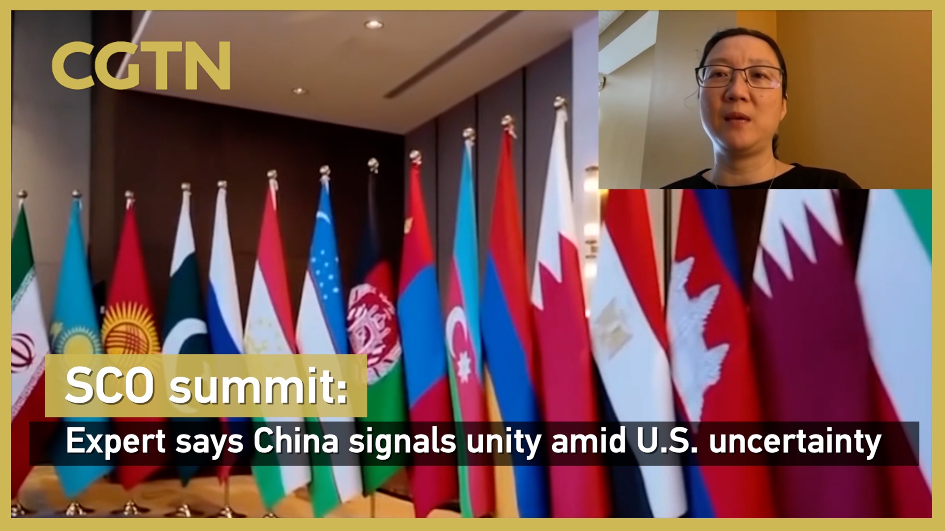 SCO summit: Expert says China signals unity amid U.S. uncertainty