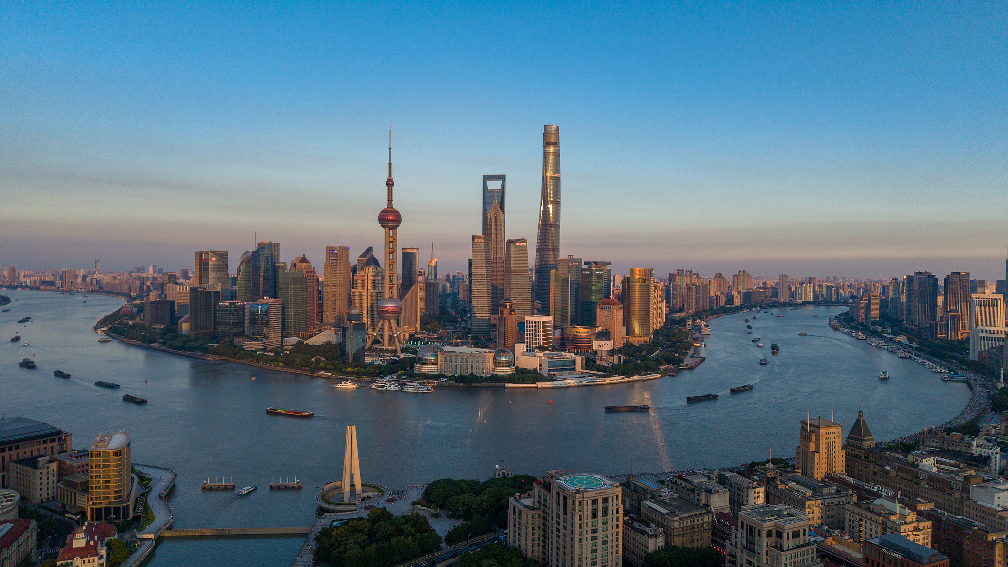 A view of east China's Shanghai, August 22, 2025. /VCG