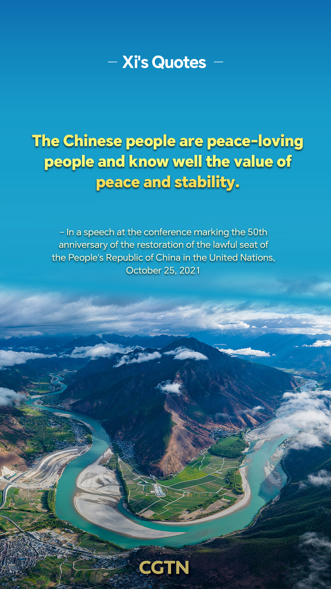 President Xi Jinping's key quotes on China's commitment to peace