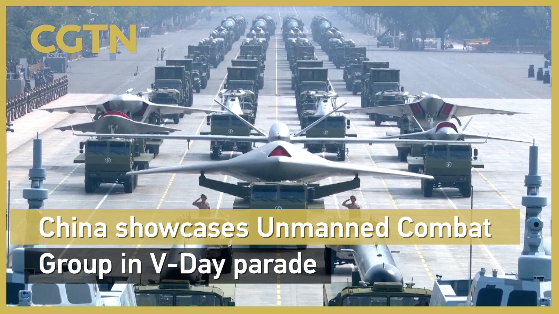 China showcases Unmanned Combat Group in V-Day parade