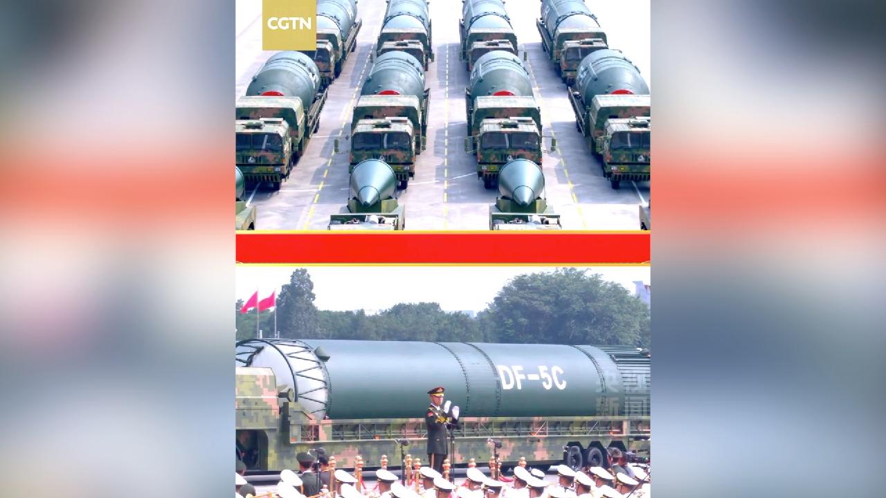 China showcases its nuclear force in land, sea and air together for the ...