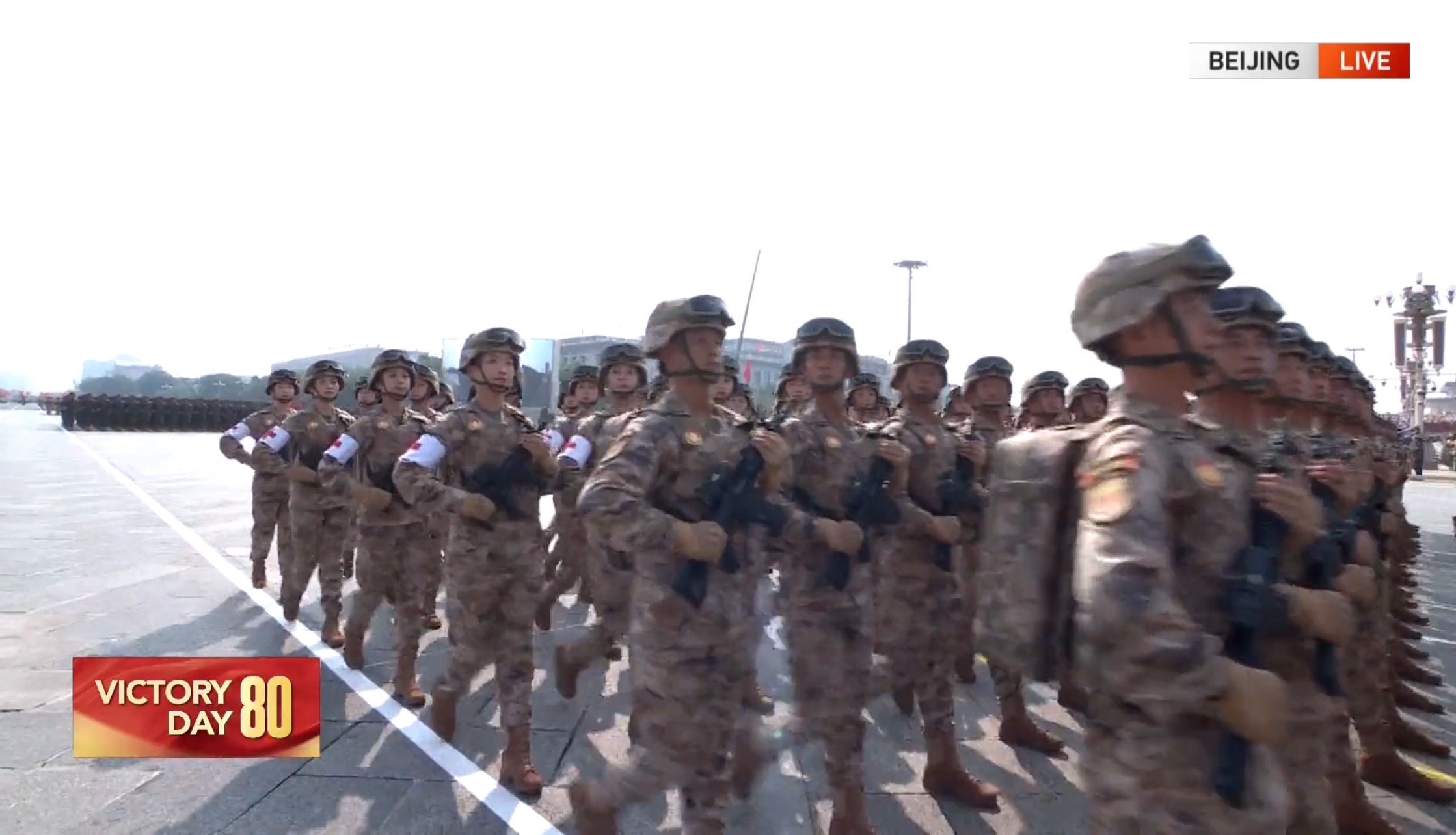 In photos: Formations of the Joint Logistics Support Force, Armed Police, Reserve Forces and Militia