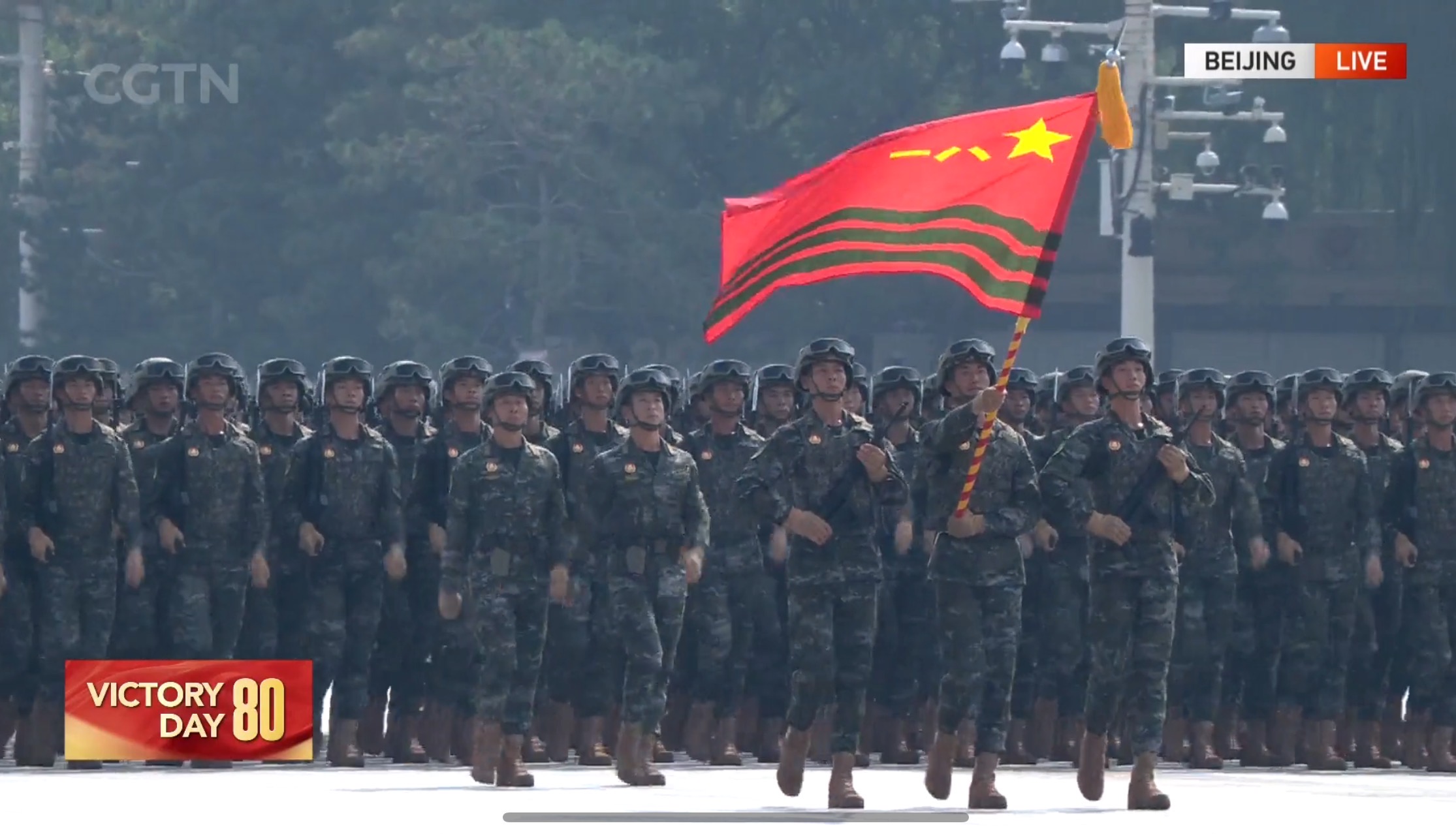 In photos: Formations of the Joint Logistics Support Force, Armed Police, Reserve Forces and Militia