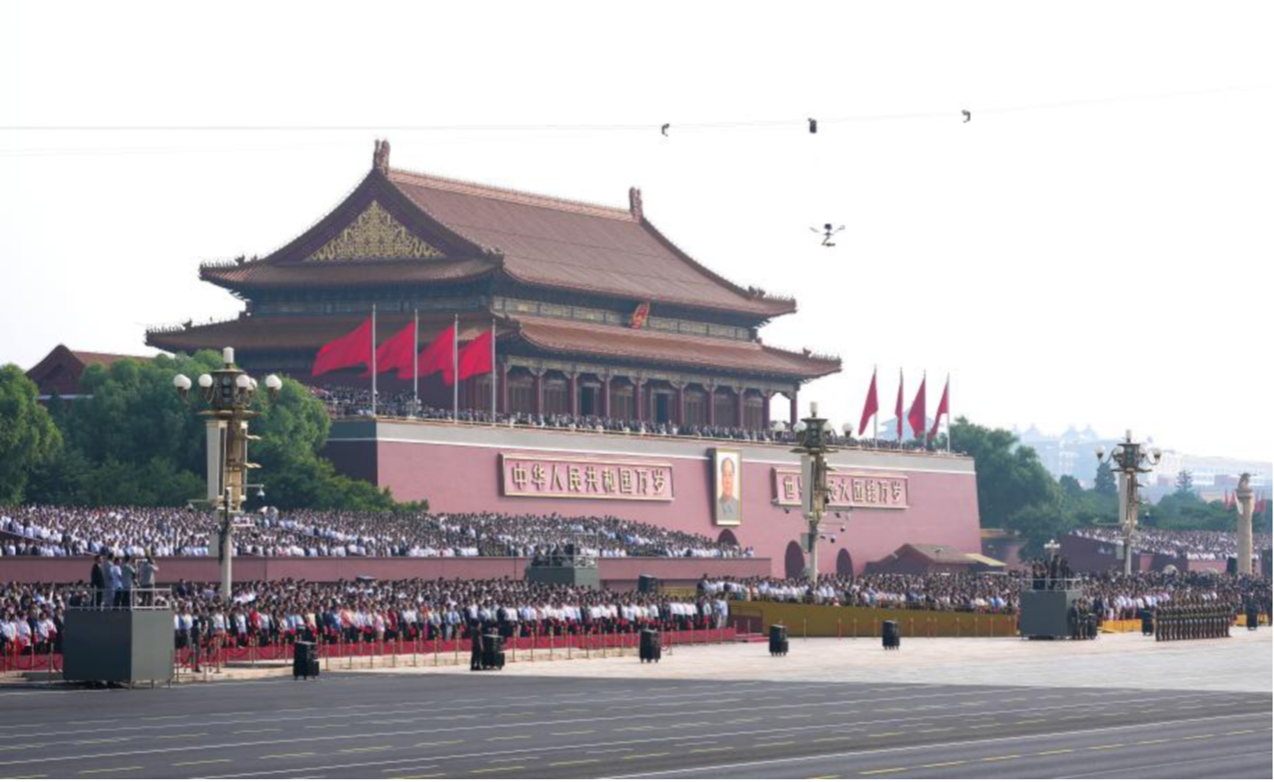 A grand gathering to commemorate the 80th anniversary of the victory in the Chinese People's War of Resistance Against Japanese Aggression and the World Anti-Fascist War is held at Tiananmen Square in Beijing, capital of China, September 3, 2025. /Xinhua