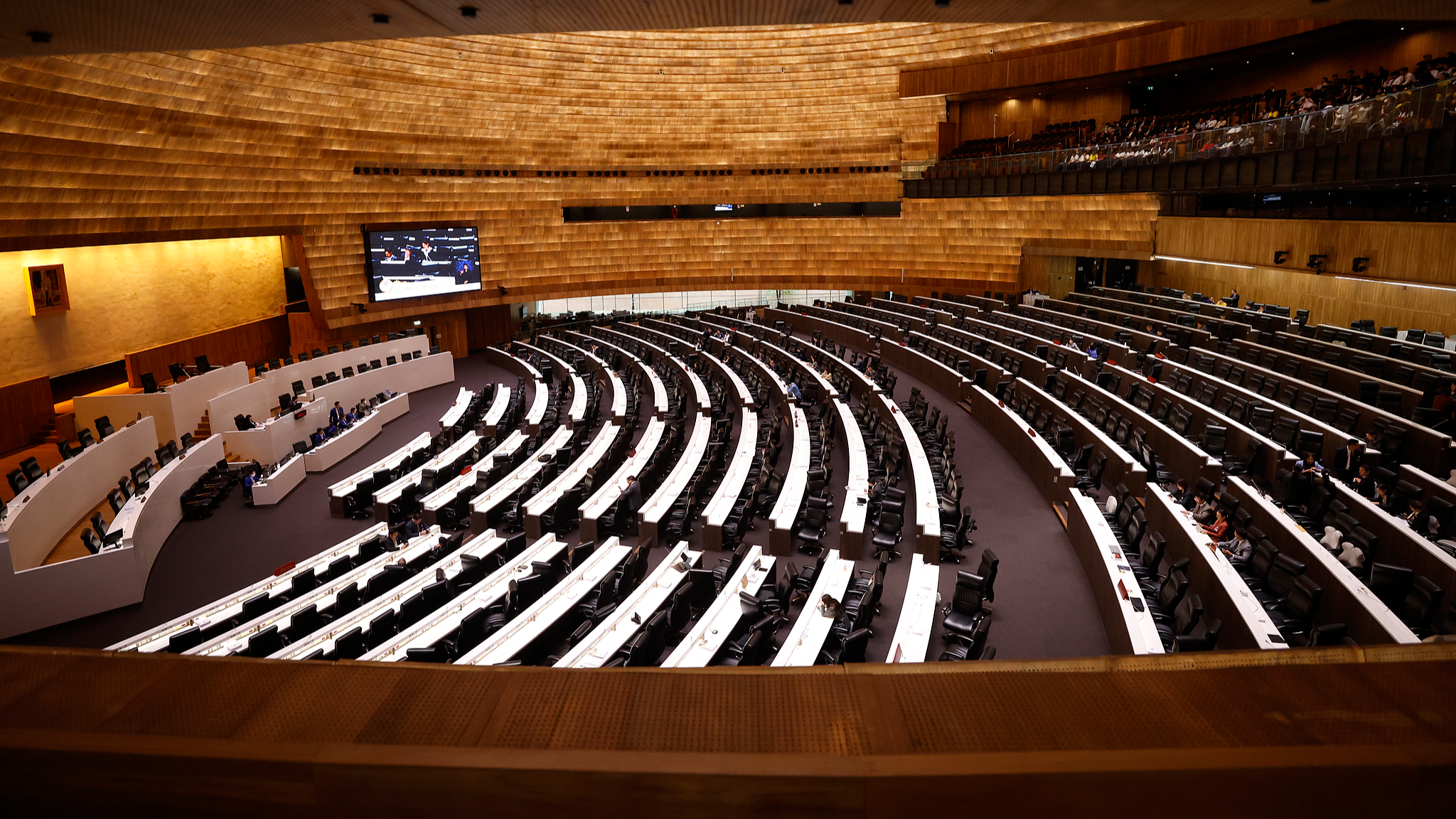 A House of Representatives meeting in session at the parliament building in Bangkok, Thailand, September 3, 2025. /VCG