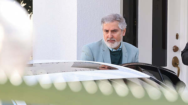 Iranian ambassador to Australia Ahmad Sadeghi is seen entering a car to depart the Embassy of Iran, in Canberra, August 27, 2025. /VCG