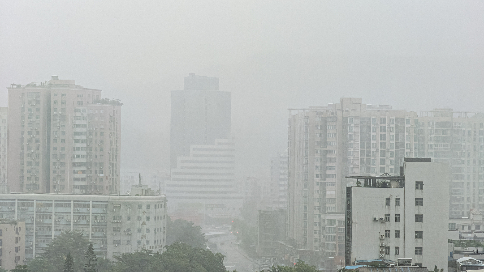 Typhoon Tapah makes landfall in S China's Guangdong