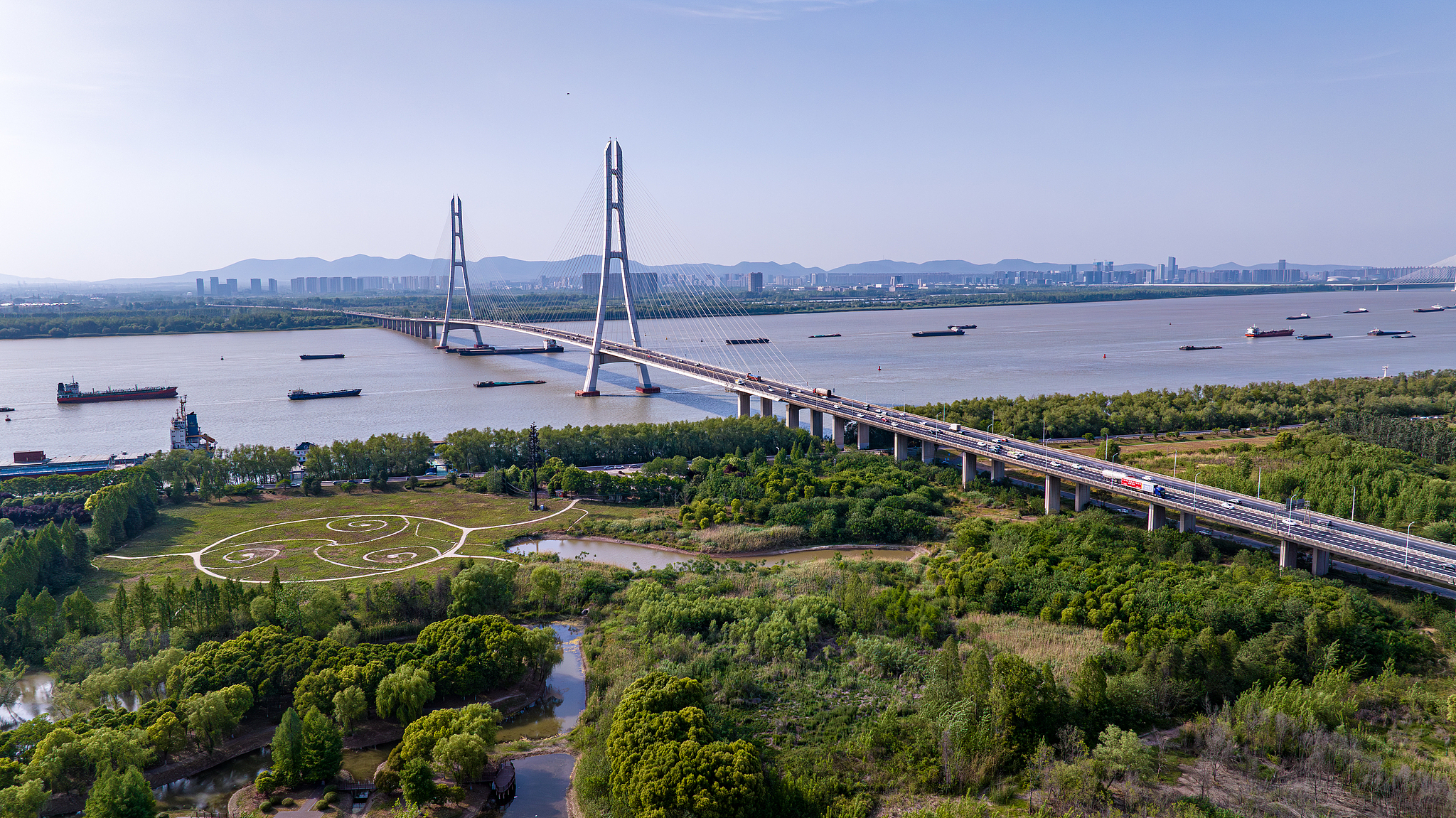 Wetlands along the Yangtze River, Nanjing, Jiangsu Province, east China, May 2, 2025. /VCG