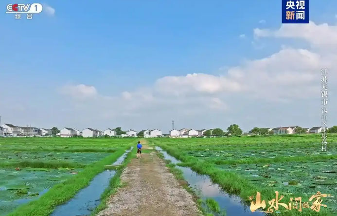 A scene from the new season of CCTV's rural tourism show 