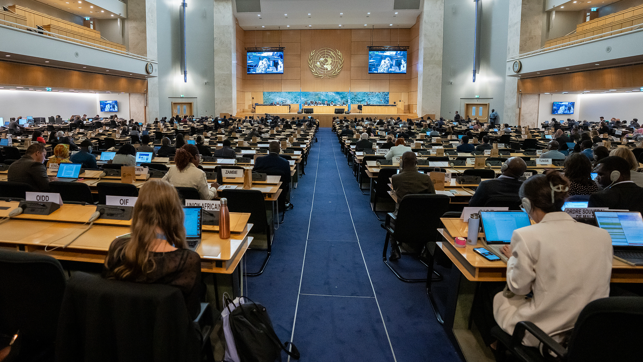 A view of participants of the 60th session of the UN Human Rights Council in Geneva, Switzerland, September 9, 2025. /VCG