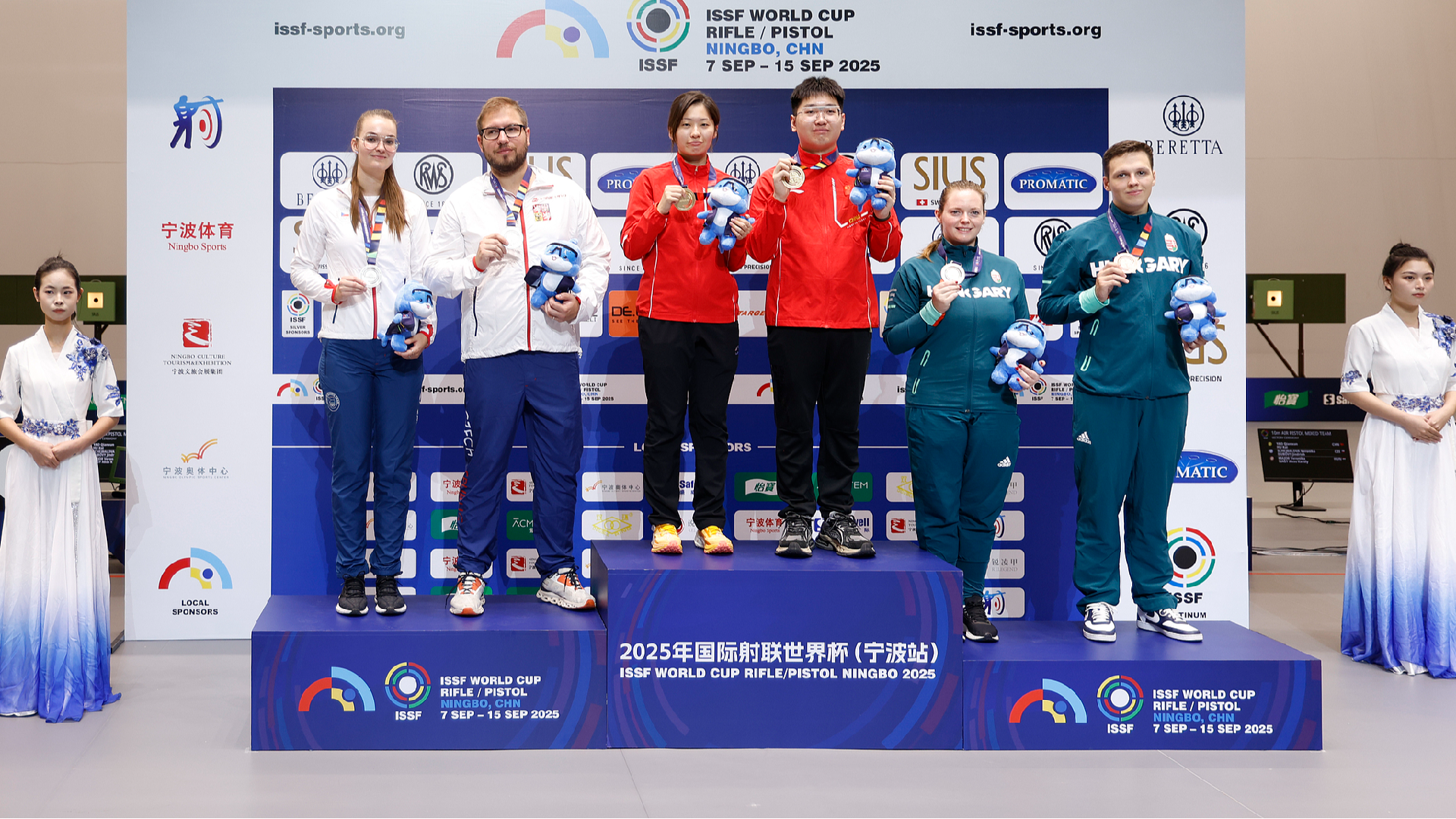 Home shooters earn one gold, one silver at ISSF World Cup in Ningbo