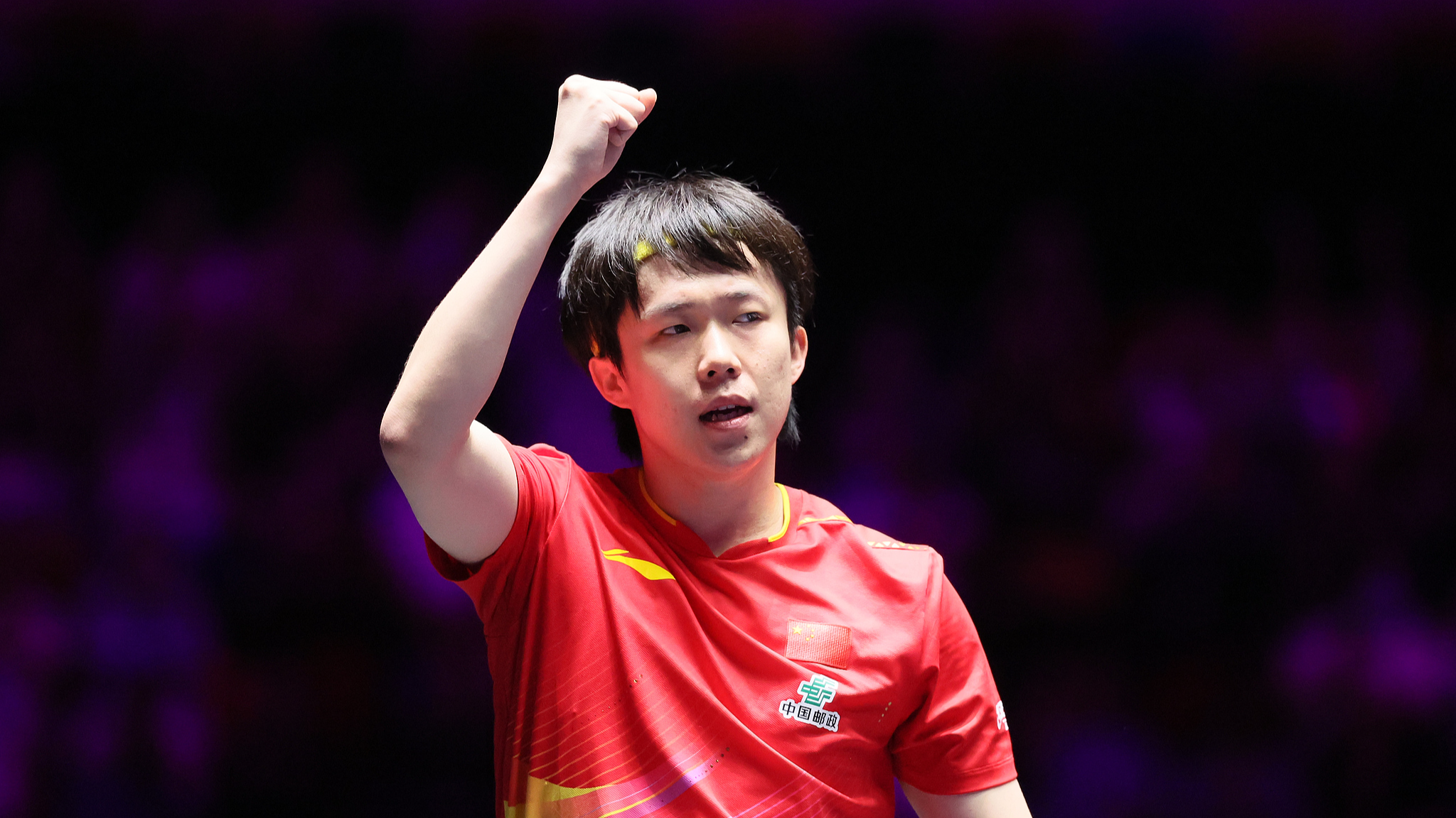 Wang Chuqin rallies to defeat Jonathan Groth at WTT Champions Macao