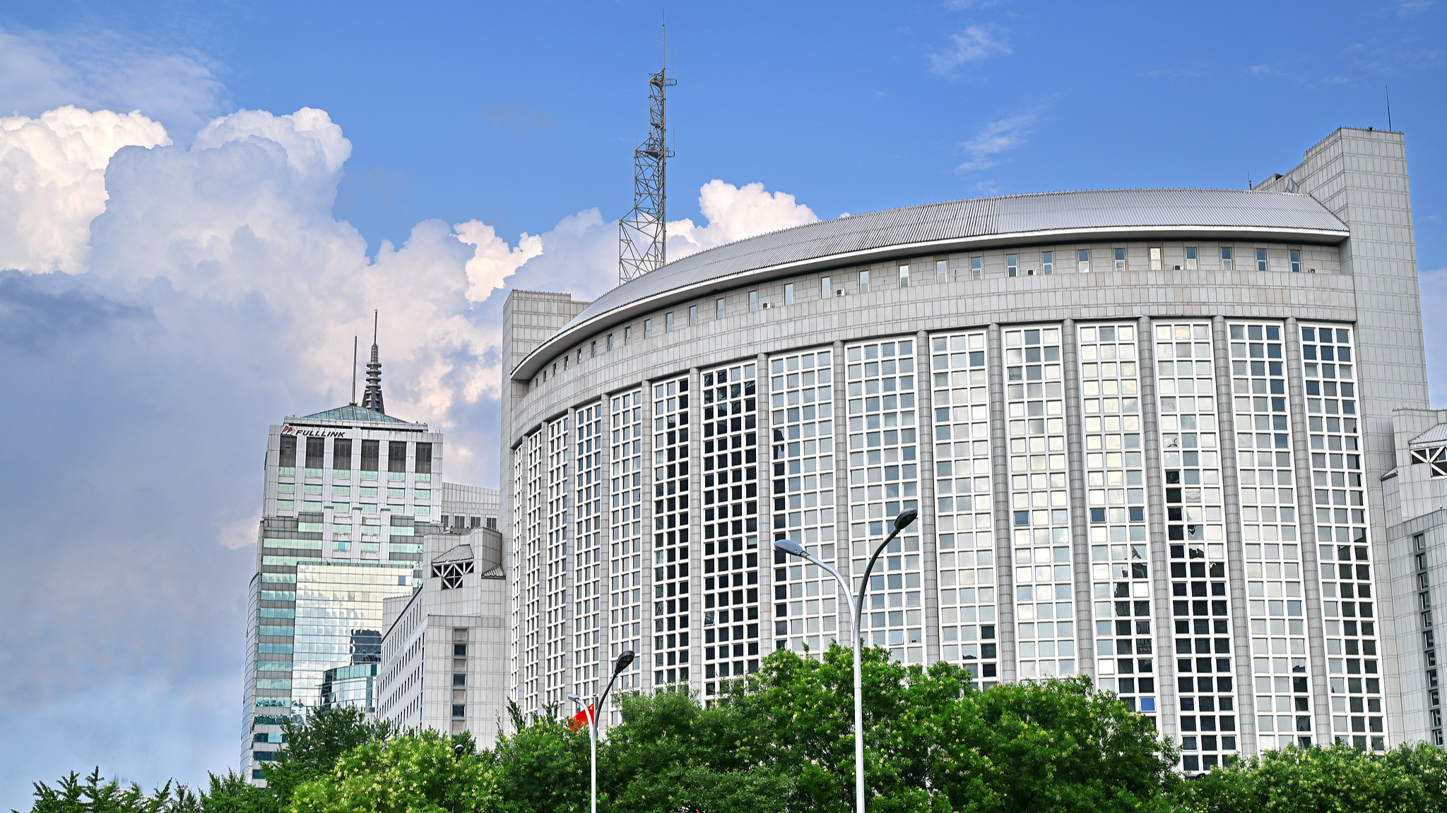 The Chinese Foreign Ministry in Beijing, China. /VCG