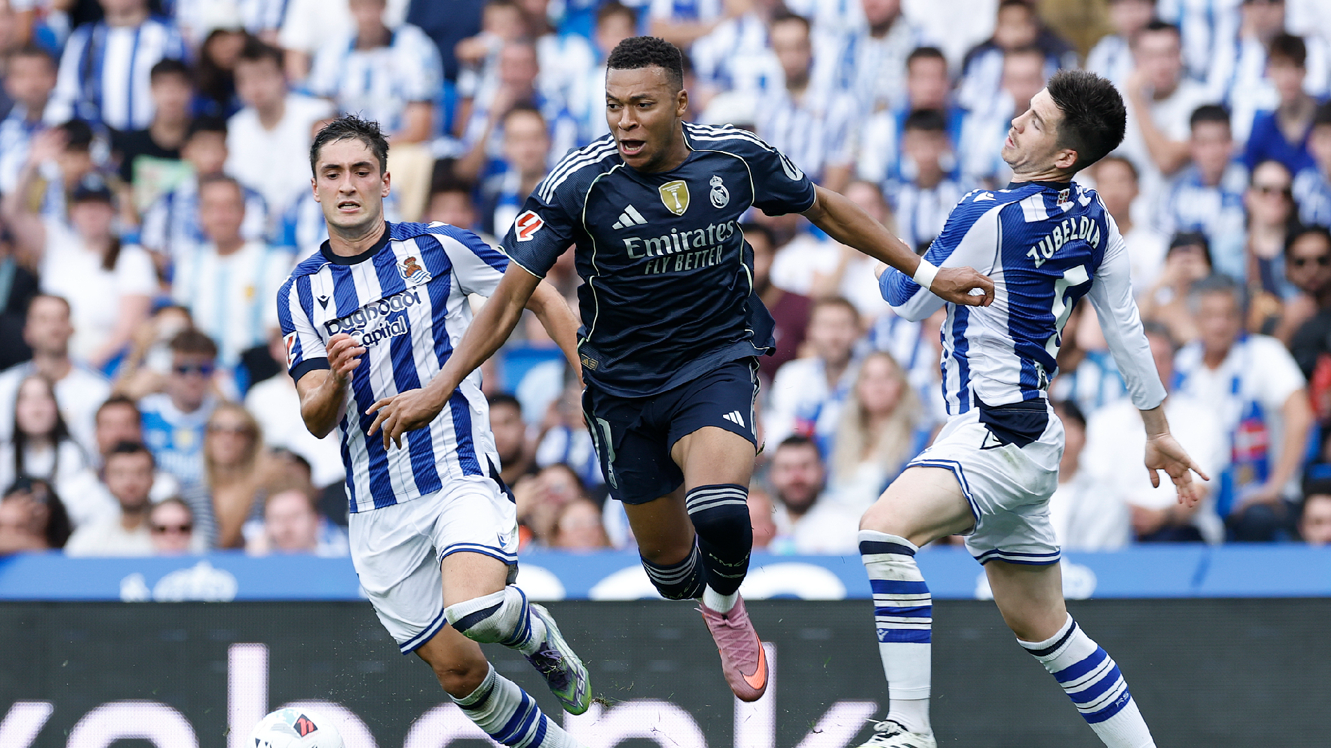 Mbappe's goal and assist lead Real Madrid to 2-1 win at Real Sociedad