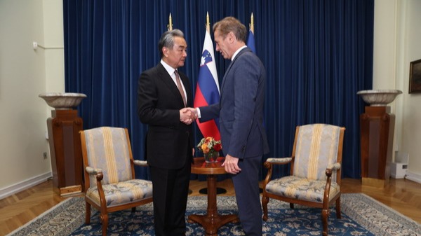 Slovenian PM meets Chinese FM