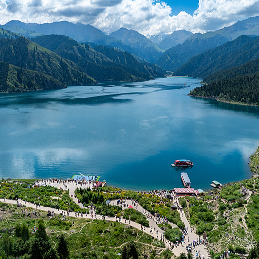 Live: Experiencing the alpine jewel of Tianchi Lake in Xinjiang - CGTN