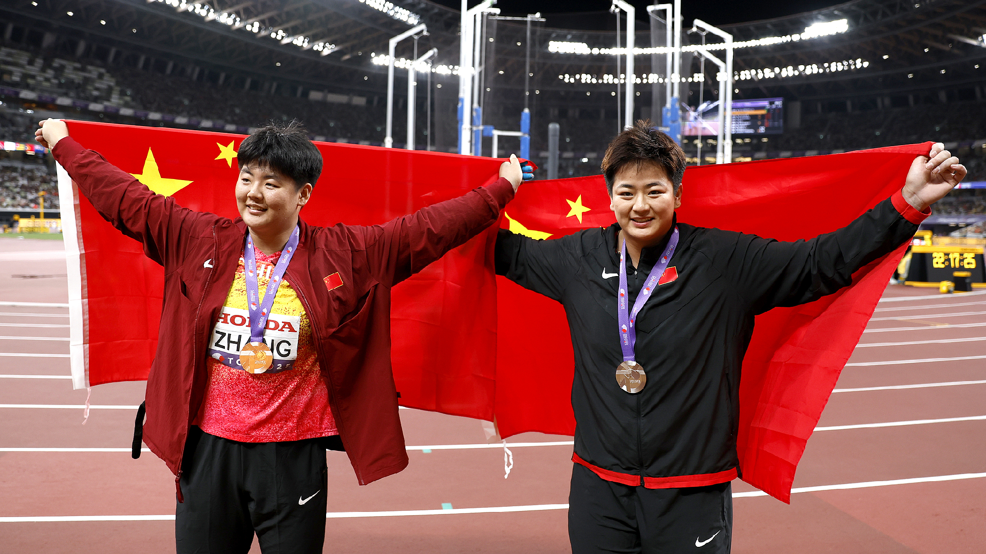 Zhao, Zhang earn two medals for China at World Athletics Championships