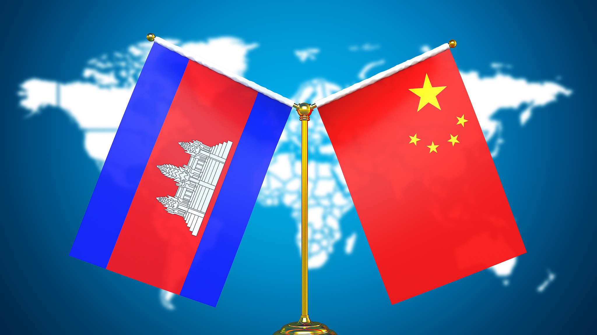 Chinese FM meets with Cambodian deputy PM