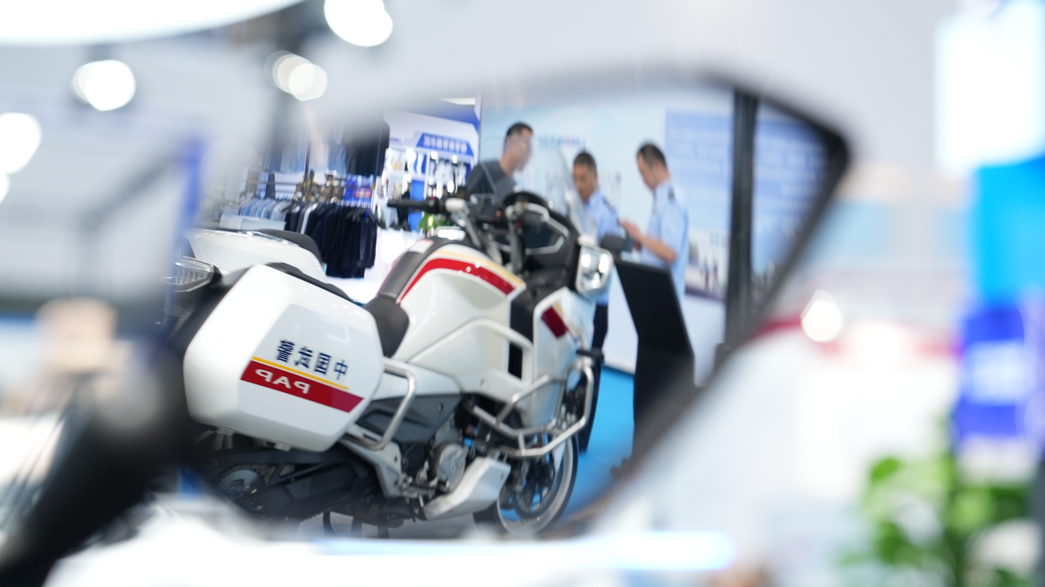 Police vehicle is seen at the 2nd Public Security Technology Expo, Lianyungang, east China's Jiangsu Province, September 17, 2025. Wang Hongjie/CGTN