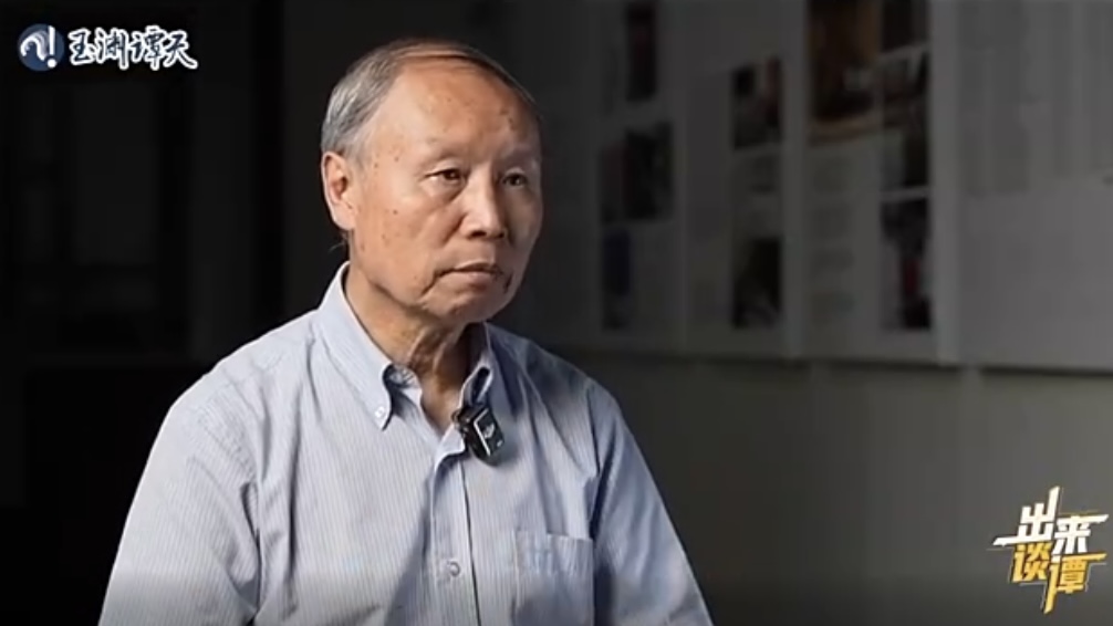 A screenshot from the video of Yuyuan Tantian shows Su Zhiliang, director of China's Research Center on Comfort Women. /CMG
