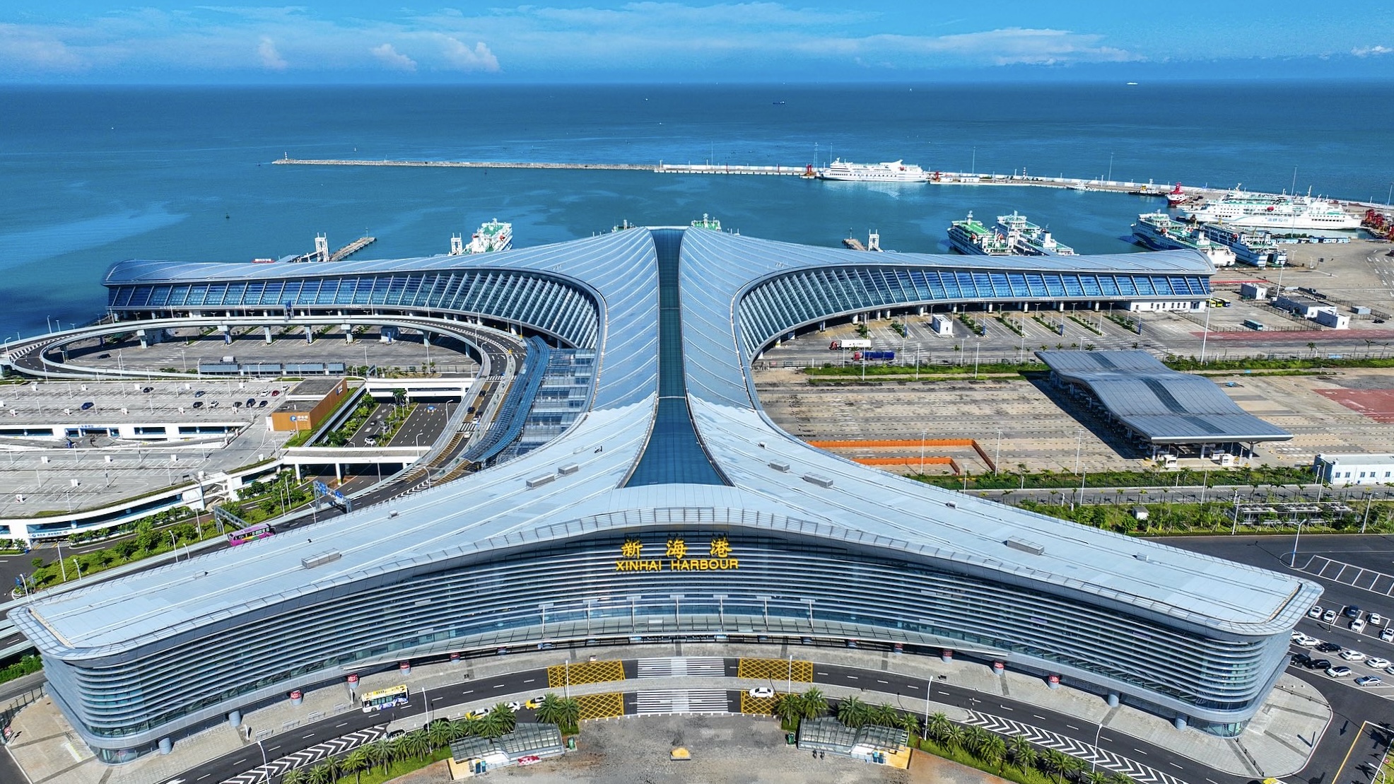 A view of the Hainan Free Trade Port (FTP) in Hainan, China. /CFP
