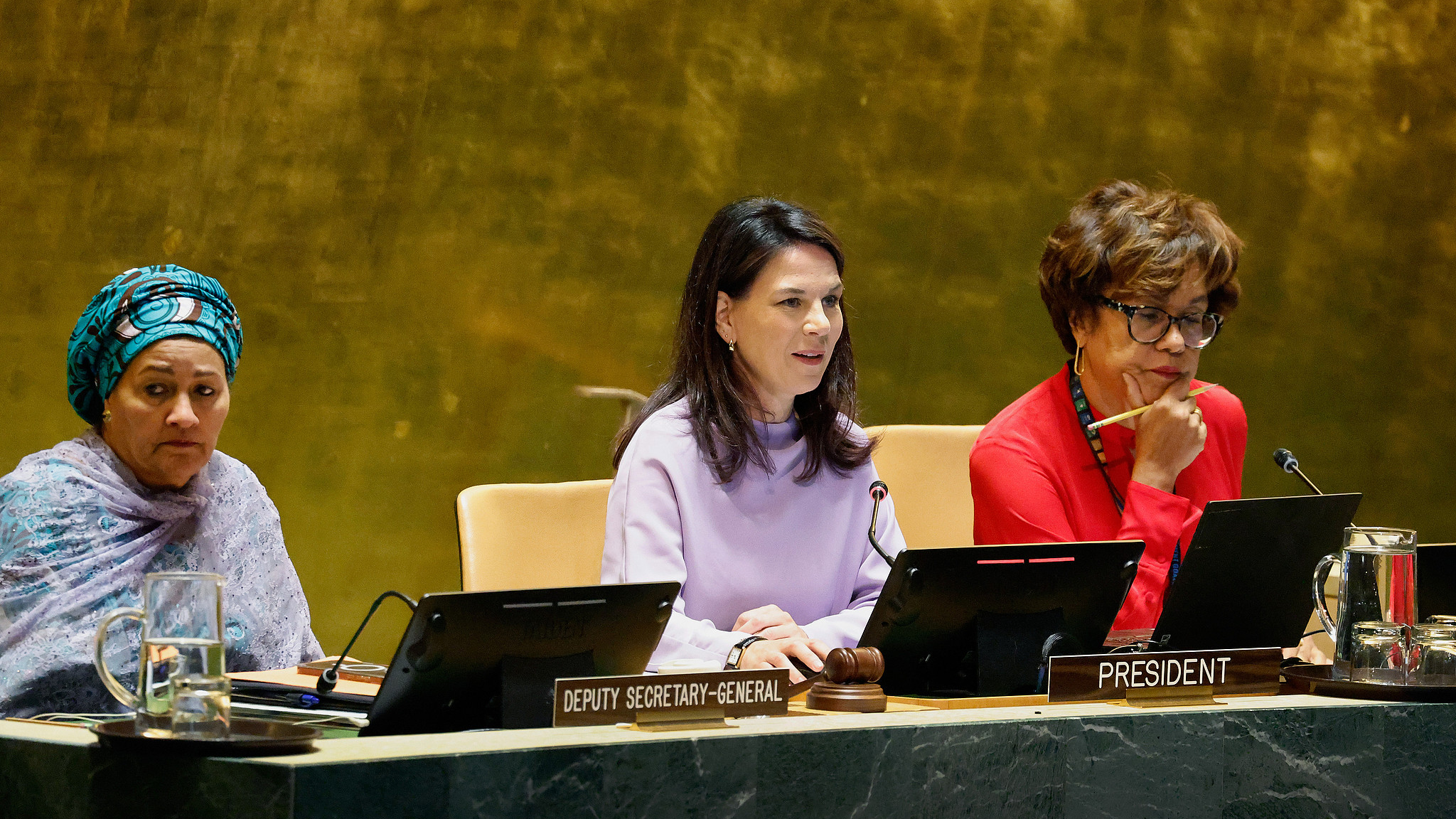 World leaders call for accelerating commitments to women's rights
