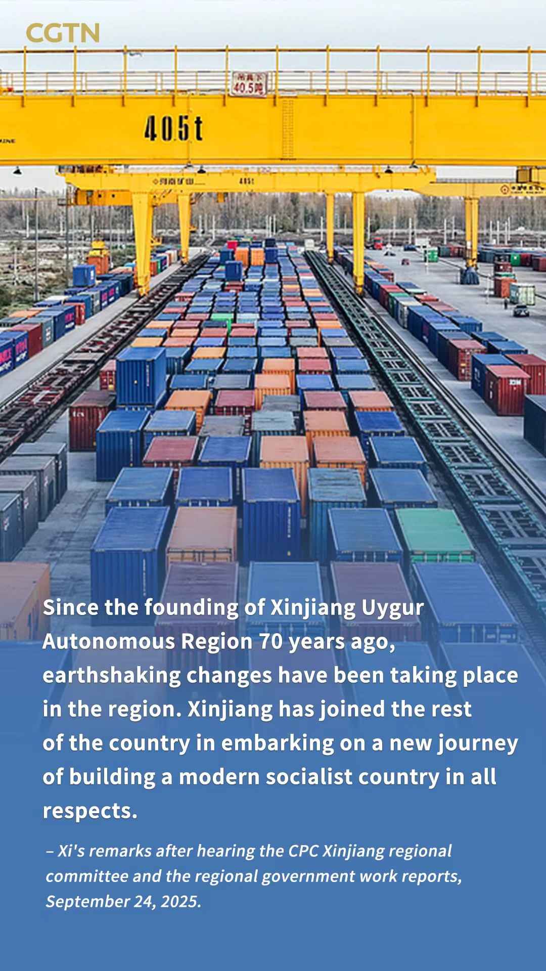 President Xi Jinping's key quotes on Xinjiang