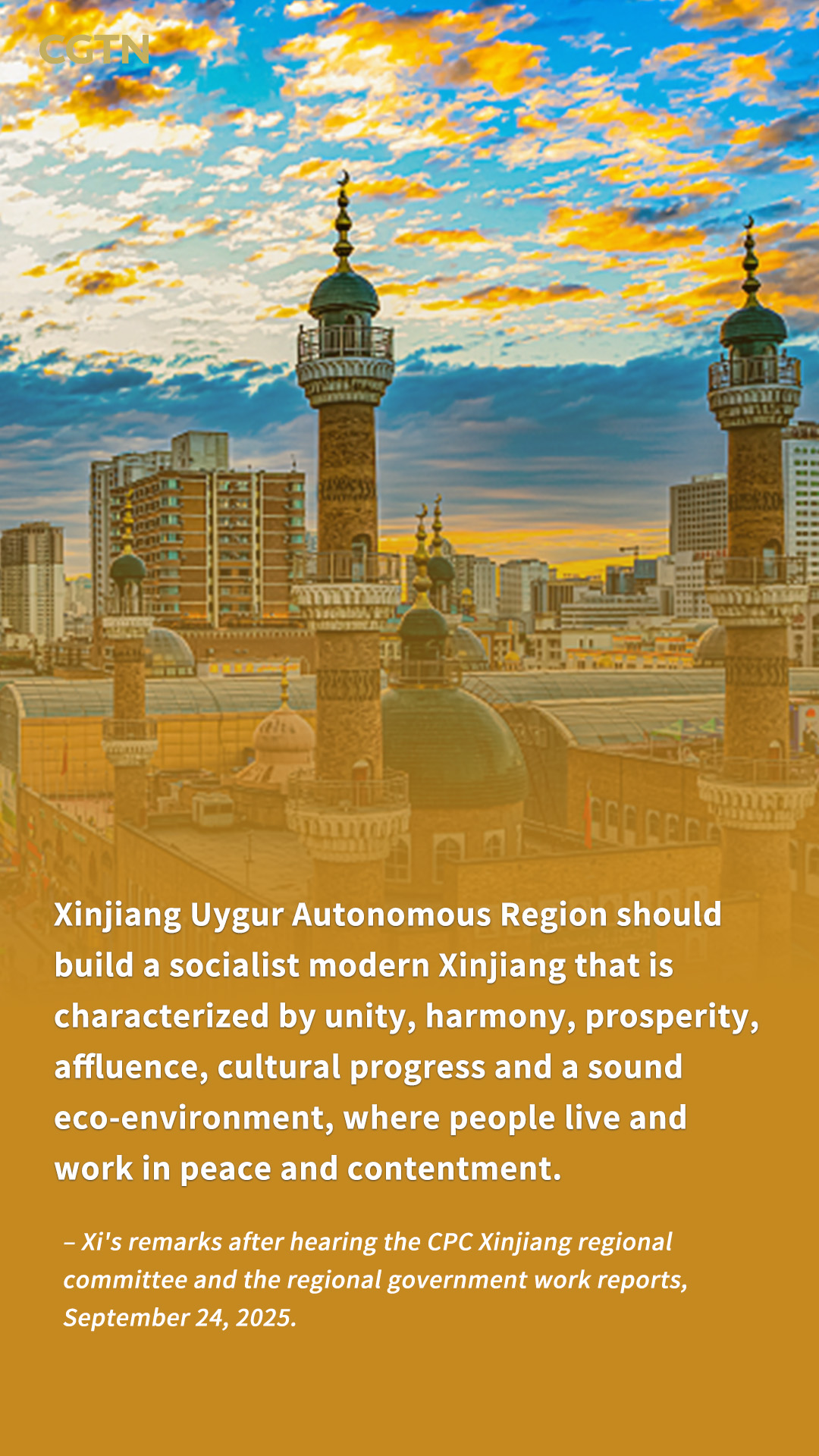 President Xi Jinping's key quotes on Xinjiang
