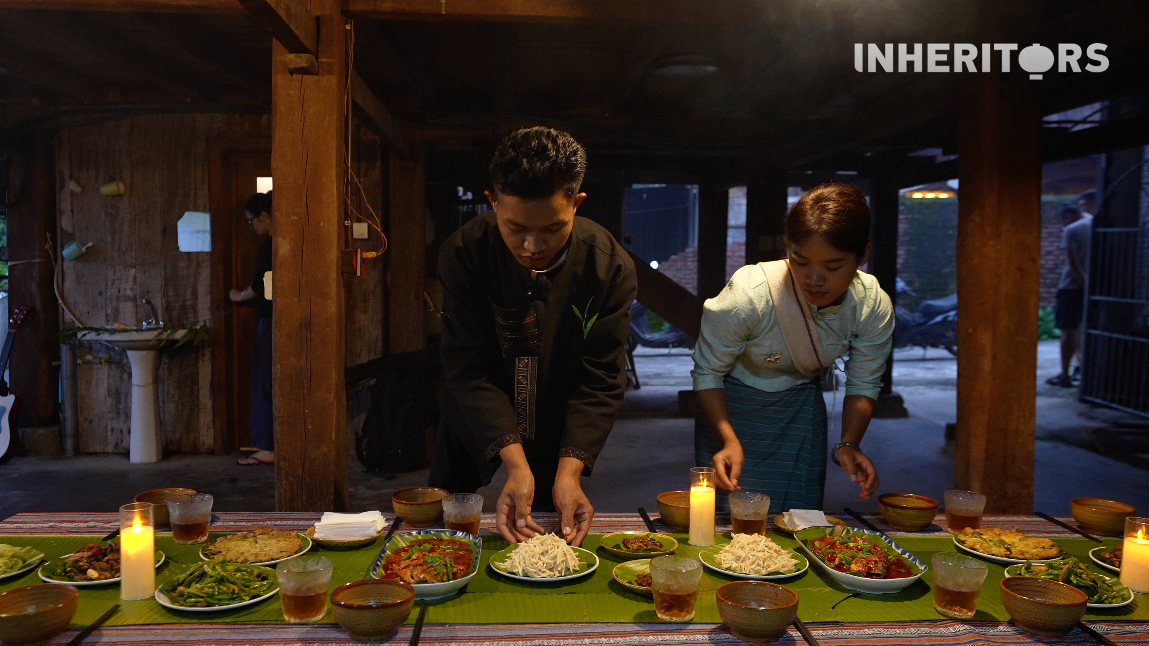 As the sun drops, our harvest from the rainforest turns into a banquet of 