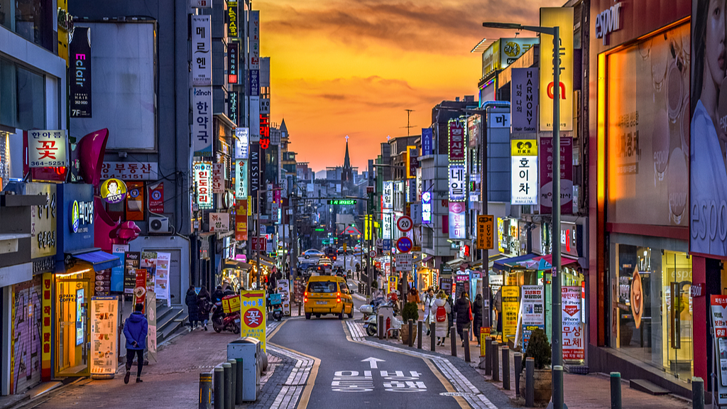 General view of a street in Seoul, capital of South Korea. /VCG