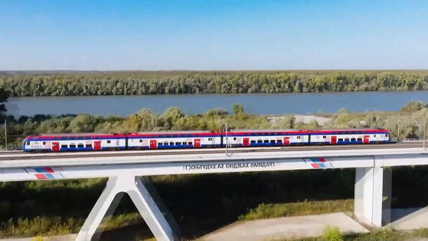 The Novi Sad-Subotica section of the Hungary-Serbia high-speed railway has opened. /China Media Group