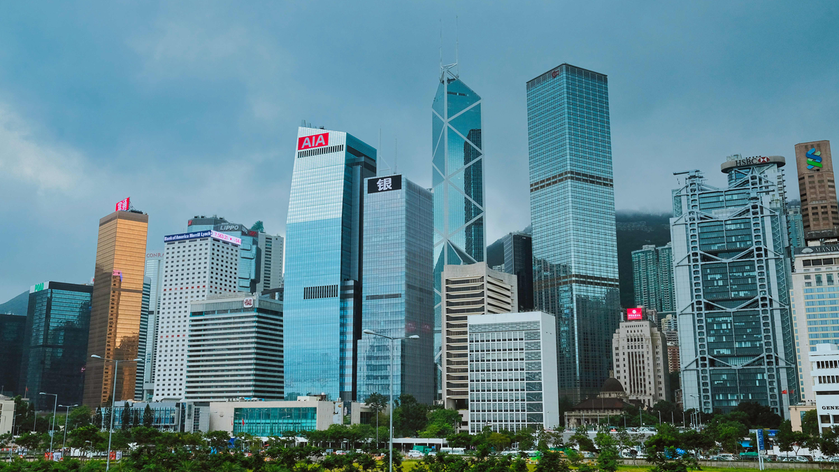 A view of the Hong Kong skyline. /CFP